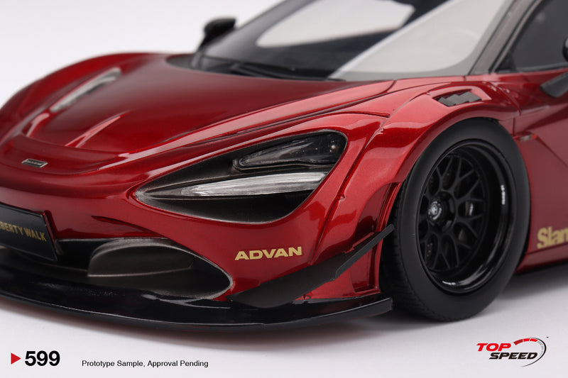Load image into Gallery viewer, McLaren 720S LB-WORKS GEM RED 2024 TOP SPEED 1:18
