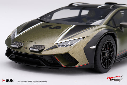 LAMBORGHINI HURACAN STERRATO MATGROEN GEA 2024 TOP SPEED 1:18