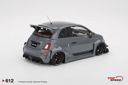 Fiat ABARTH 595 X ABAS LB-WORKS 2025 GREY TOP SPEED 1:18