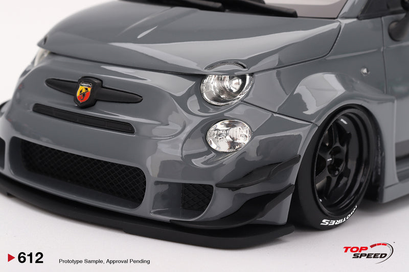 Load image into Gallery viewer, Fiat ABARTH 595 X ABAS LB-WORKS 2025 GREY TOP SPEED 1:18
