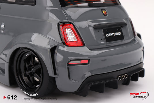 Fiat ABARTH 595 X ABAS LB-WORKS 2025 GREY TOP SPEED 1:18