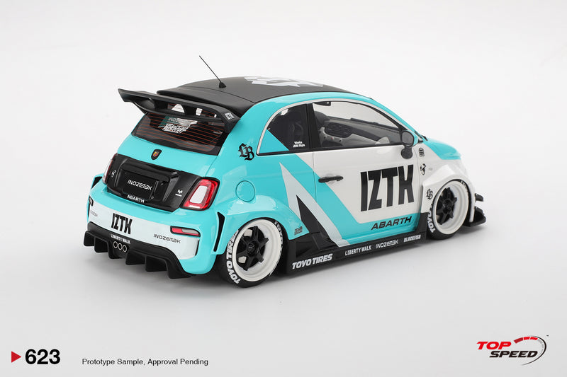 Load image into Gallery viewer, FIAT 595 ABARTH LB-WORKS X ABAS WORKS IZTK 2024 TOP SPEED 1:18
