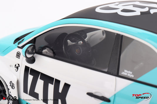 FIAT 595 ABARTH LB-WORKS X ABAS WORKS IZTK 2024 TOP SPEED 1:18