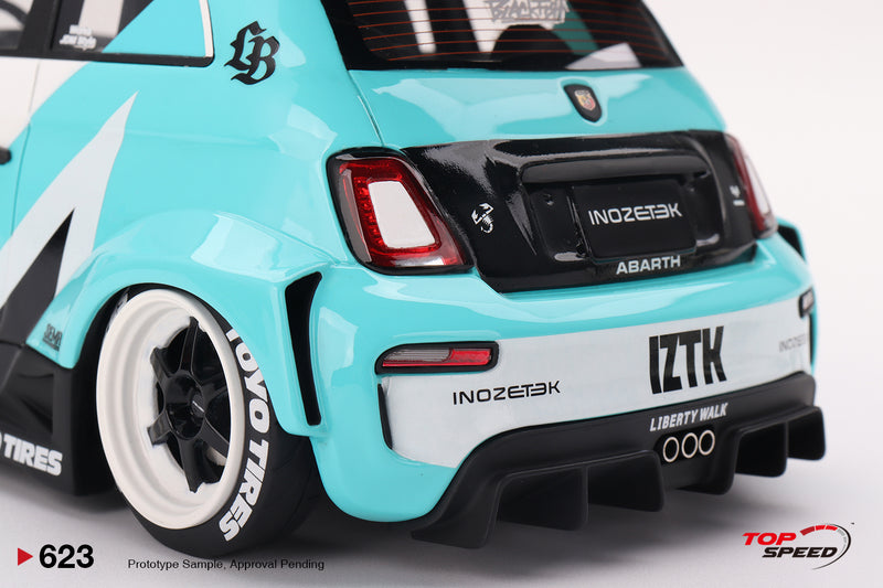 Load image into Gallery viewer, FIAT 595 ABARTH LB-WORKS X ABAS WORKS IZTK 2024 TOP SPEED 1:18
