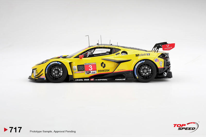 Load image into Gallery viewer, CHEVROLET CORVETTE Z06 GT3.R #3 CORVETTE RACING BY PRATT MILLER MOTORSPORTS DAYTONA 24 HRS 2026 TOP SPEED 1:18

