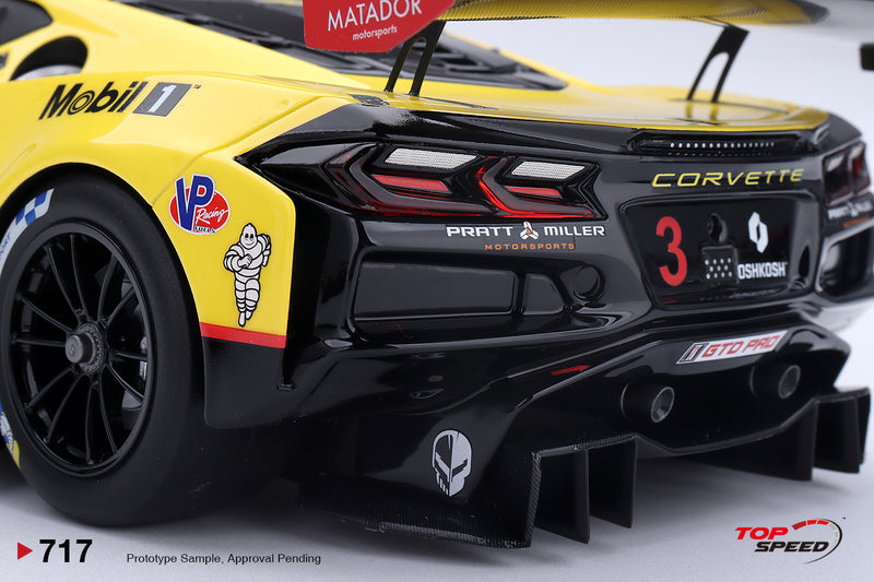 Load image into Gallery viewer, CHEVROLET CORVETTE Z06 GT3.R #3 CORVETTE RACING BY PRATT MILLER MOTORSPORTS DAYTONA 24 HRS 2026 TOP SPEED 1:18
