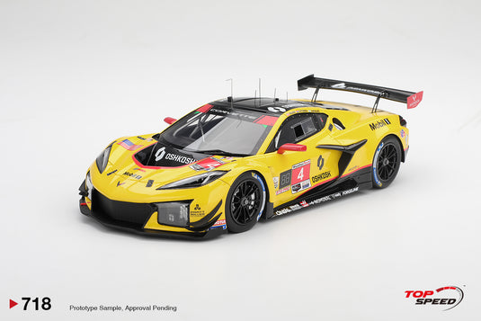 CHEVROLET CORVETTE Z06 GT3.R #4 CORVETTE RACING BY PRATT MILLER MOTORSPORTS DAYTONA 24 HRS 2026 TOP SPEED 1:18