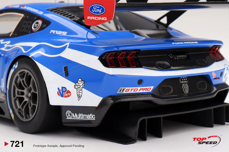 Laad de afbeelding in de Gallery-viewer, FORD MUSTANG GT3 #64 FORD RACING DAYTONA 24 HRS 2026 TOP SPEED 1:18
