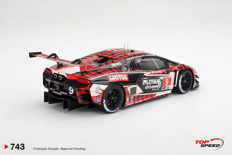 Chargez l'image dans la visionneuse de la galerie, LAMBORGHINI TEMERARIO GT3 #9 PFAFF MOTORSPORTS SEBRING 12 HRS 2026 TOP SPEED 1:18
