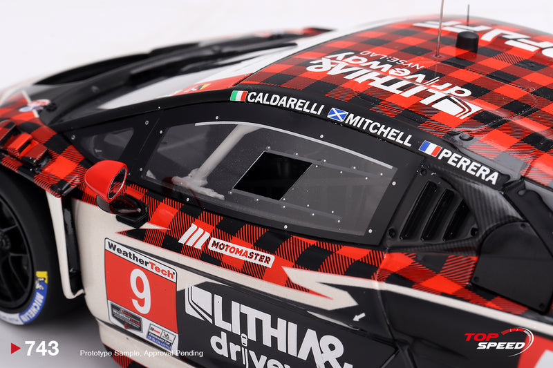 Chargez l'image dans la visionneuse de la galerie, LAMBORGHINI TEMERARIO GT3 #9 PFAFF MOTORSPORTS SEBRING 12 HRS 2026 TOP SPEED 1:18
