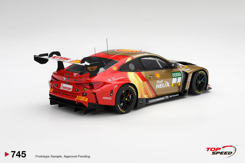 Laad de afbeelding in de Gallery-viewer, BMW M4 (G82) GT3 EVO #3 SCHUBERT MOTORSPORT DTM ZANVOORT RACE 2 WINNER 2026 TOP SPEED 1:18
