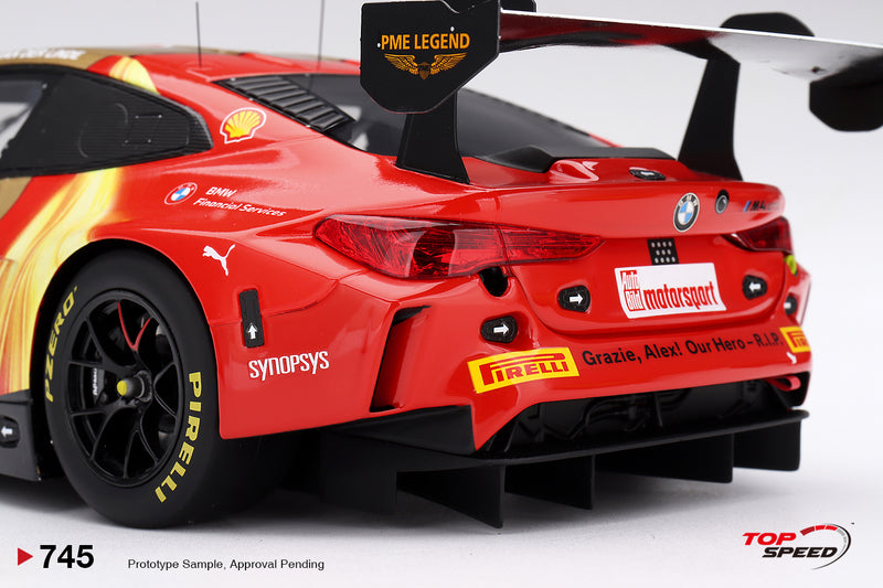 Laad de afbeelding in de Gallery-viewer, BMW M4 (G82) GT3 EVO #3 SCHUBERT MOTORSPORT DTM ZANVOORT RACE 2 WINNER 2026 TOP SPEED 1:18
