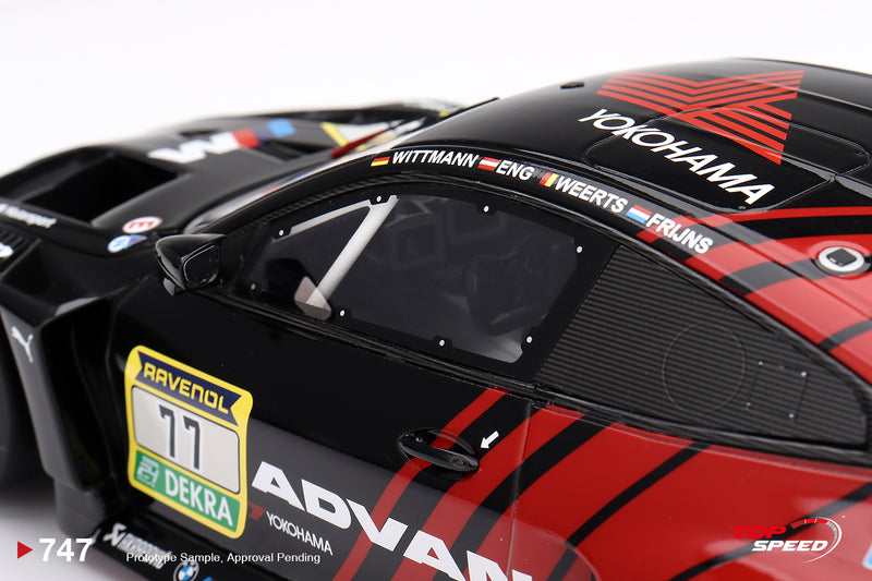 Laad de afbeelding in de Gallery-viewer, BMW M4 (G82) GT3 EVO #77 SCHUBERT MOTORSPORT NURBURGRING 24 HRS 2026 TOP SPEED 1:18
