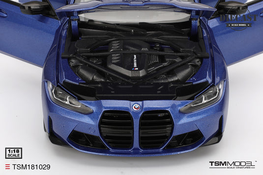 Bmw M3 TOURING (G81) PORTIMAO BLUE METALLIC 2023 TSM Model 1:18