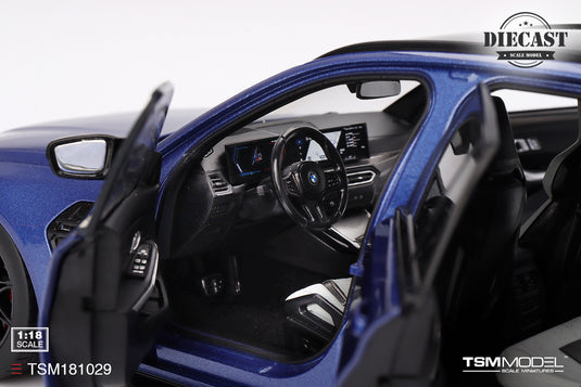 Bmw M3 TOURING (G81) PORTIMAO BLUE METALLIC 2023 TSM Model 1:18