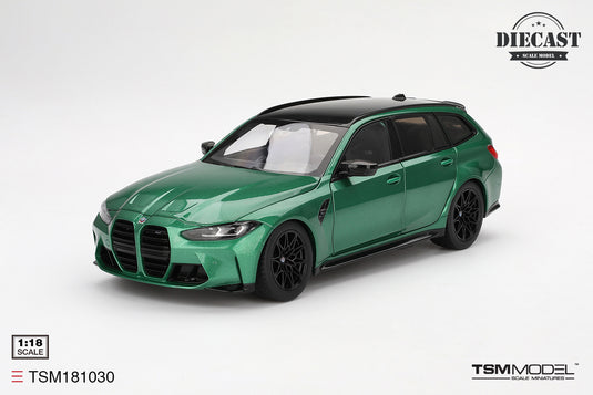 BMW M3 TOURING (G81) ISLE OF MAN GREEN METALLIC 2023 TSM Model 1:18