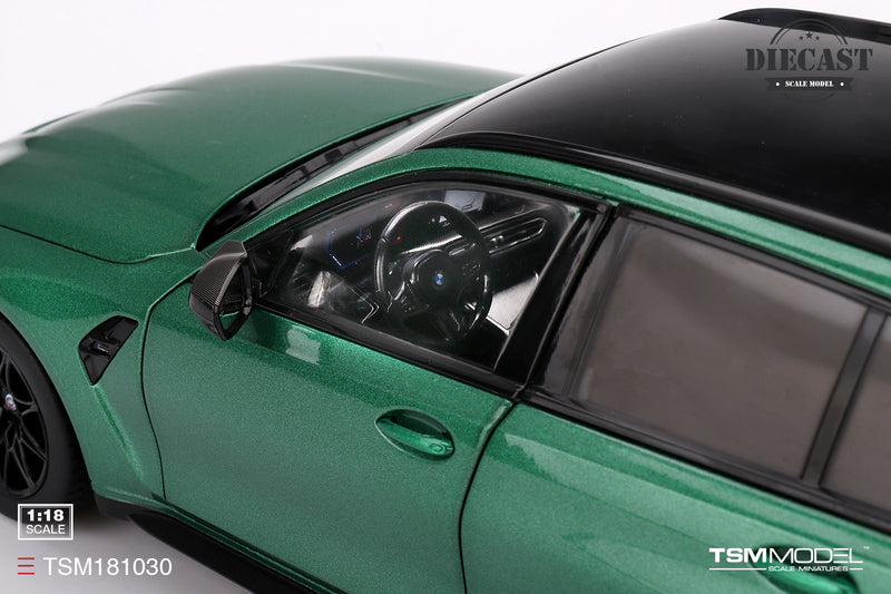 Load image into Gallery viewer, BMW M3 TOURING (G81) ISLE OF MAN GREEN METALLIC 2023 TSM Model 1:18

