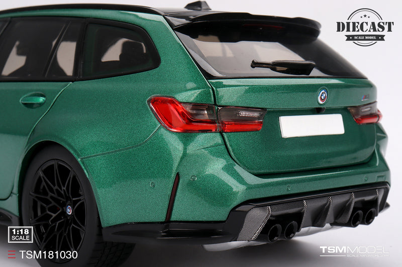 Load image into Gallery viewer, BMW M3 TOURING (G81) ISLE OF MAN GREEN METALLIC 2023 TSM Model 1:18
