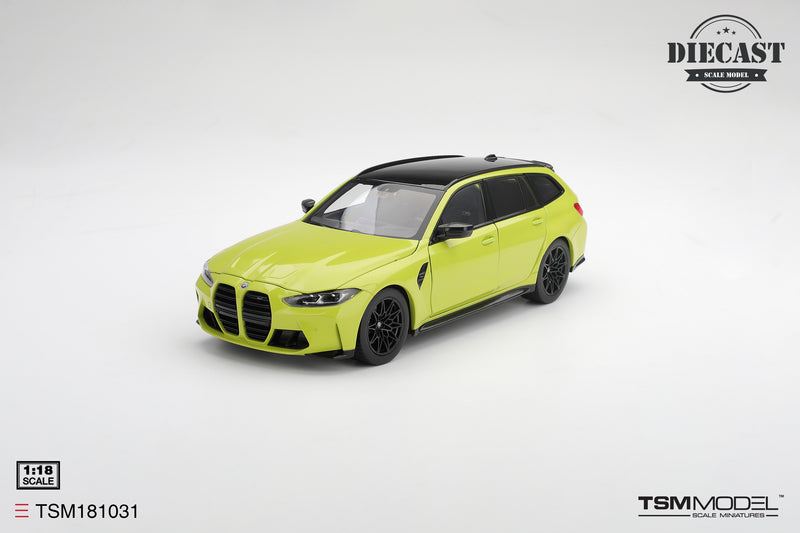 Load image into Gallery viewer, BMW M3 TOURING (G81) SAO PAULO YELLOW SOLID 2023 TSM Model 1:18
