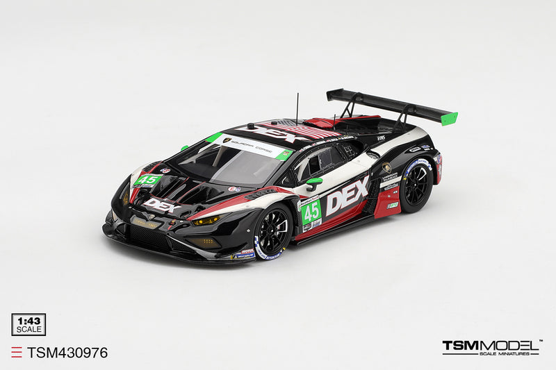 Laad de afbeelding in de Gallery-viewer, LAMBORGHINI HURACAN GT3 EVO2 #45 DEX WAYNE TAYLOR RACING DAYTONA 24 HRS 2026 TSM Model 1:43
