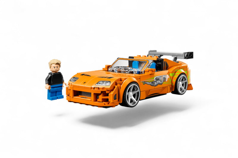 Laad de afbeelding in de Gallery-viewer, TOYOTA SUPRA MK4 ORANJE FAST&amp;FURIOUS LEGO SPEED CHAMPIONS
