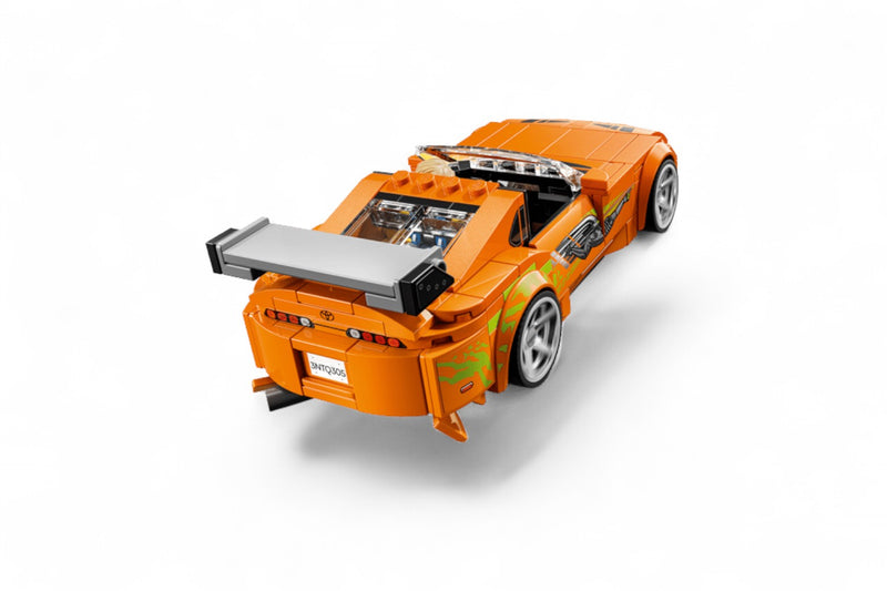 Laad de afbeelding in de Gallery-viewer, TOYOTA SUPRA MK4 ORANJE FAST&amp;FURIOUS LEGO SPEED CHAMPIONS
