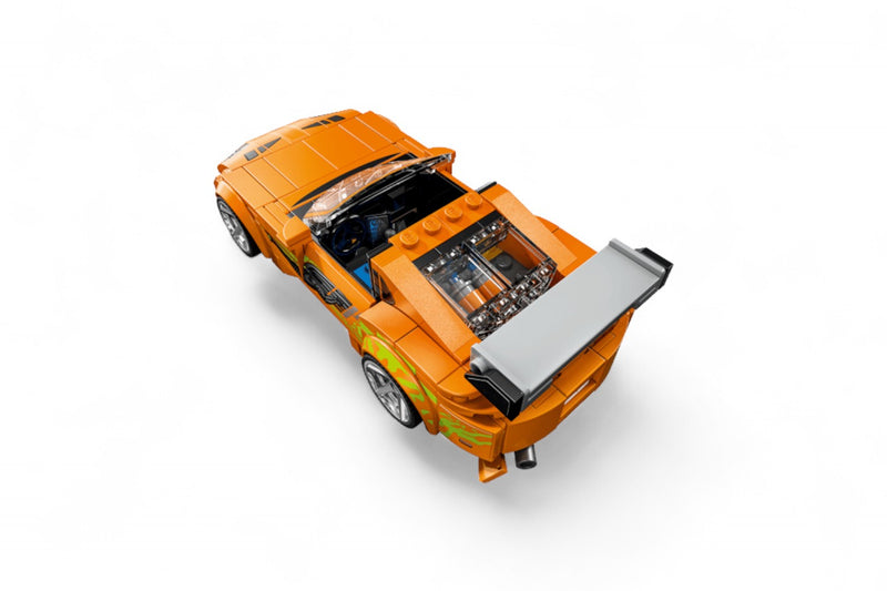 Laad de afbeelding in de Gallery-viewer, TOYOTA SUPRA MK4 ORANJE FAST&amp;FURIOUS LEGO SPEED CHAMPIONS
