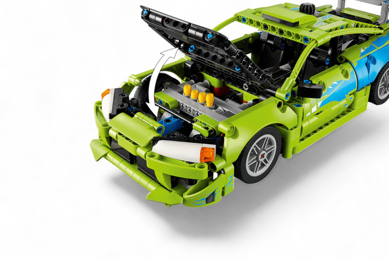 Chargez l'image dans la visionneuse de la galerie, MITSUBISHI ECLIPSE VERT FAST&amp;FURIOUS LEGO TECHNIC

