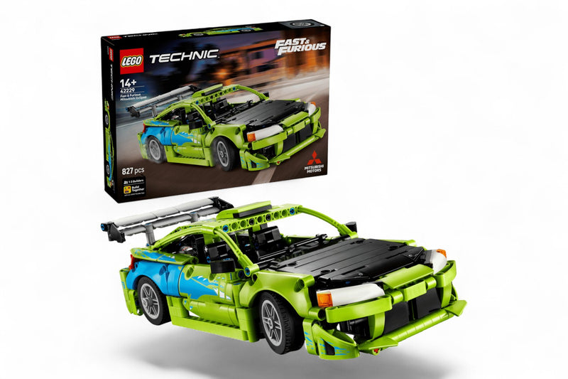 Chargez l'image dans la visionneuse de la galerie, MITSUBISHI ECLIPSE VERT FAST&amp;FURIOUS LEGO TECHNIC
