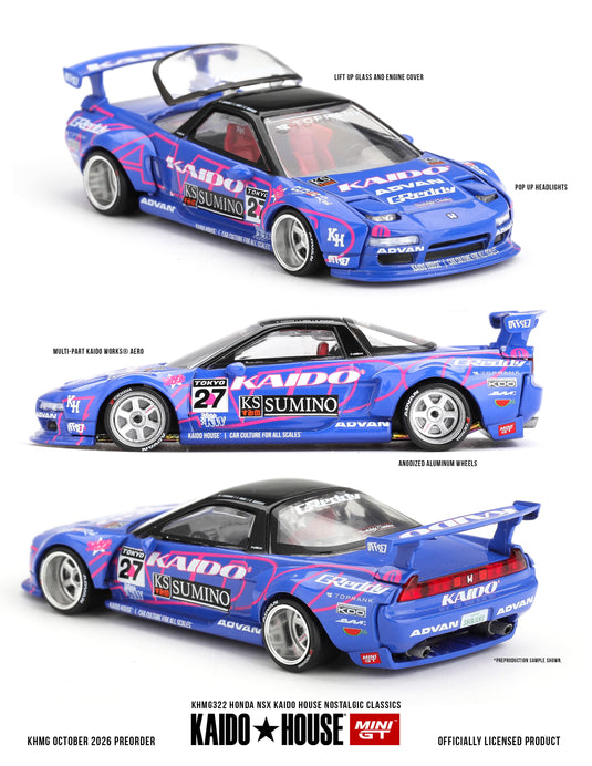 HONDA NSX KAIDO HOUSE NOSTALGIC CLASSICS 1990 MINI GT 1:64