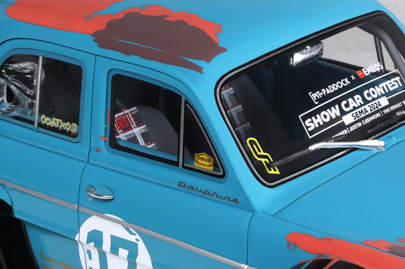 Load image into Gallery viewer, RENAULT DAUPHINE LA BRUTE GREEN WITH PATINA BEST OF SHOW SEMA 2024 OTTOmobile 1:18
