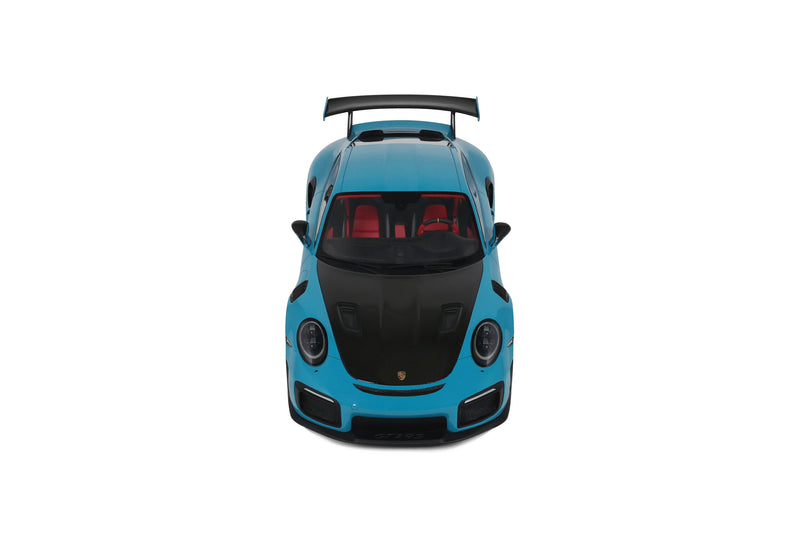 Load image into Gallery viewer, PORSCHE 911 [991.2] GT2 RS MIAMI BLUE 2018 GT SPIRIT 1:12
