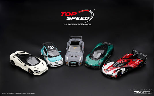 FIAT 595 ABARTH LB-WORKS X ABAS WORKS IZTK 2024 TOP SPEED 1:18