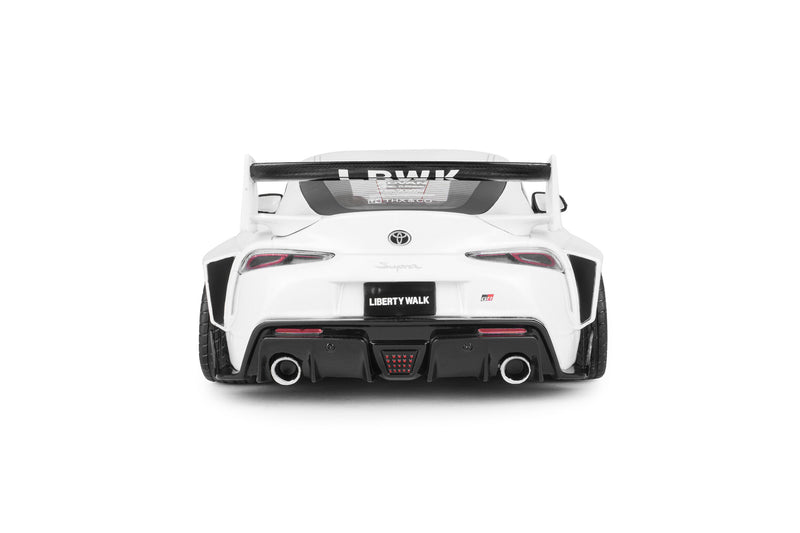 Load image into Gallery viewer, TOYOTA GR SUPRA LIBERTY WALK BODY KIT WHITE/PINK 2025 SOLIDO 1:18
