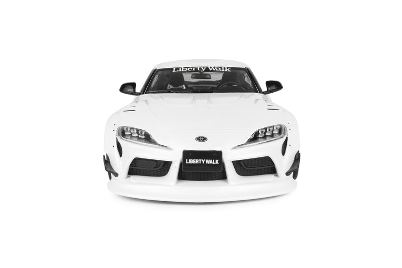 Load image into Gallery viewer, TOYOTA GR SUPRA LIBERTY WALK BODY KIT WHITE/PINK 2025 SOLIDO 1:18
