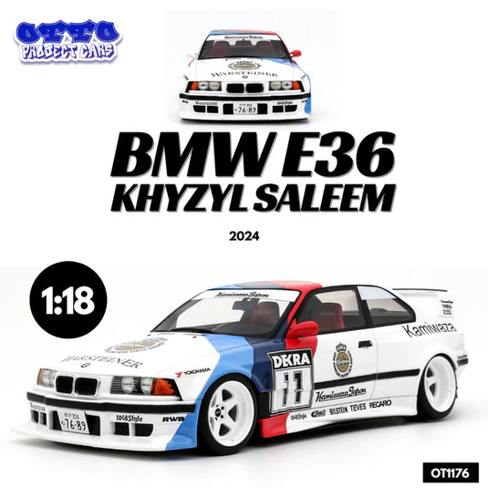 Bmw E36 KHYZYL SALEEM WHITE 2024 OTTOmobile 1:18